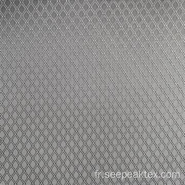 Tissu Oxford dobby à carreaux FDY 420D POLYESTER